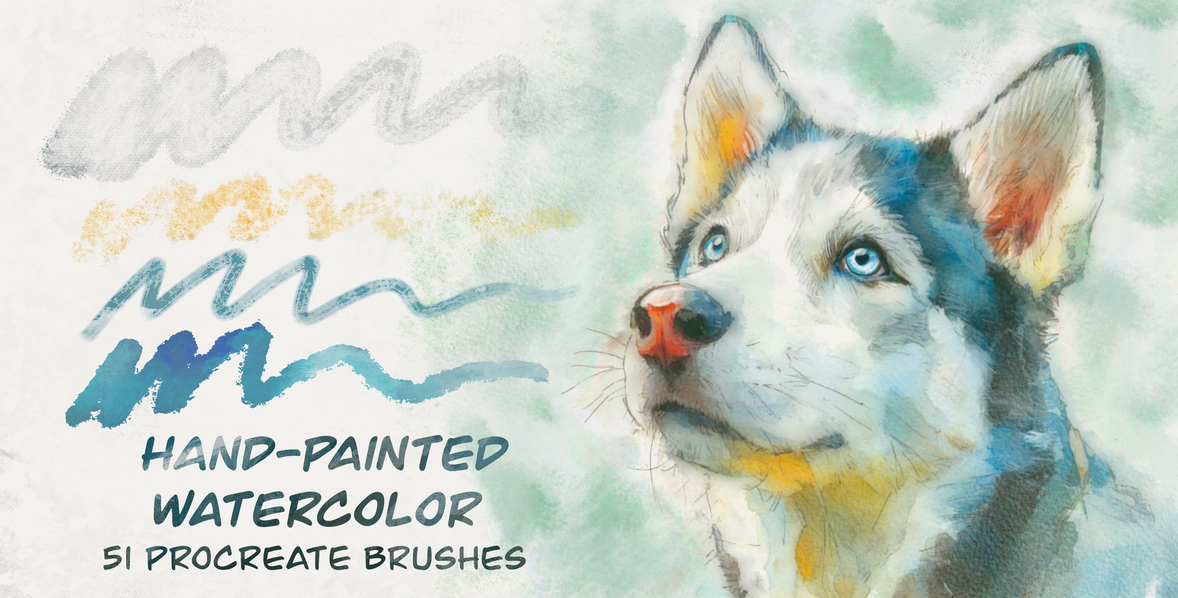 hand painted watercolor